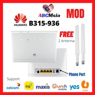 HUAWEI MOD B315 S-936 Unlimited Data LTE-FDD TDD CPE Band 1/3/40/41 (FDD 1800/2100 & TDD 2300/2500Mh