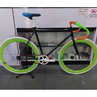 Sepeda Fixie Fixed Gear Fullbike Fixie Doltrap Bahan Chromoly