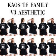 TF T-shirt Family AESTHETICV3| Men's DTF Design & TC COTTON 30SWanita