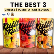 [Official KK Cheese] Top 3 combo Kerepek Kulit Popiah | Kulit Kulit 90g |Cheese Tomato Salted egg | 