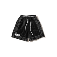 Casual Shorts Undrafted "BANDANA V3" Mesh Men Short (Black)
 Preppy Style Sports Shorts 2026 New You