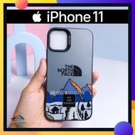 Case iphone 11 IMD Hologram Plate Motif The North Face Softcase Cool Anti-Shock Premium