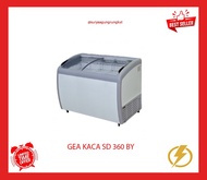 FREEZER BOX KACA GEA 360 LITER 292 WATT - SD 360 BY FREE ONGKIR SBY
