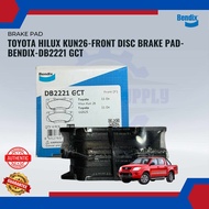 Toyota Hilux KUN26 Front Disc Brake Pad-Bendix-DB2221 GCT