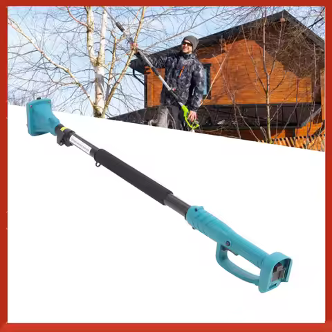 Cordless Pruning Shears Extension Pole Anti Slip Handle Rotating Head Electric Tree Pruner Pole 4.92