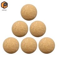 prettyia 6x Table Football Cork Table Soccer Wood Foosball 36mm Table Soccer Accessories