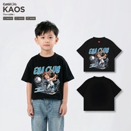 Eba Kids Boxy T-Shirt Unisex 1-10 Years Hitter Black