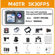 【KiTBEEZ KA-1】WiFi Action Camera 4k 30fps 48MP Dual Screen 5X Zoom Remote Control Underwater Camcord