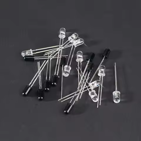 10 Sets Infrared LED Emitter & Receiver Kit 3mm(F3) 5mm(F5) 940nm Diodes 1.4-1.6V 20mA for Sensor Re