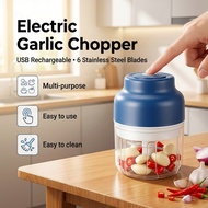 Electric Garlic Chopper Mini Food Chopper USB Portable Vegetable Onion Chili Chopper