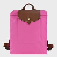 LONGCHAMP LE PLIAGE系列再生尼龍摺疊後背包 糖果粉