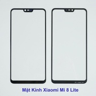 Xiaomi mi 8 lite glass, screen laminated glass with oca glue M1808D2TG, redmi glass, mi8 lite glass 