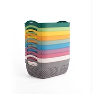 dhio-Keranjang Serbaguna Plastik Mini Container Aksesories Kosmetik Atk Meja keranjang