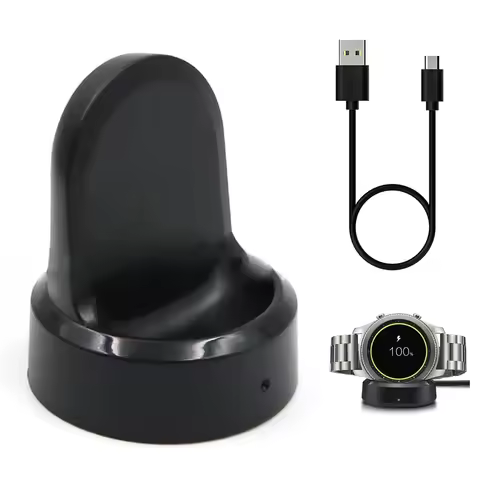 Wireless Fast Charger for Samsung Gear S4 Frontier S2 Watch Charger for Samsung Gear S2/S4 46mm/42mm