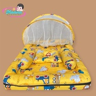 Kasur Bayi Kelambu Set Bantal Dan Guling Tidur Laki-Laki Perempuan Polimicro 50X80 Cm - Nyamuk