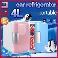 4L car refrigerator mini cold and warm small refrigerator car  small dormitory household refrigerator cosmetics