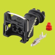2 PIN PROTON WIRA WAJA EXORA GEN2 PERSONA FUEL INJECTOR SOCKET CONNECTOR