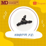 Connector Y 4 mm, 3 mm, 2.6 mm l Digital Printing Hose Fitting (E)