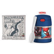 蜘蛛俠 - 日本 SpiderMan 手巾 + 美國 Thermos 不鏽鋼真空兒童保溫食物壺套裝