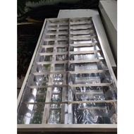 辦公室2'x4'天花板返光燈出售(二手)2X4 ft Top Mirror Reflector Fitting/Ceiling Down Light/Office Recessed Light Fit