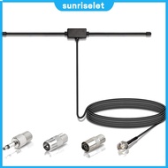 [New] FM Radio Antenna Universal Car Dipole Antenna Car Stereo AM FM Dipole Antenna