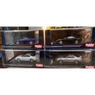 = Uranus Hobby Japan 1/64 Toyota SUPRA RZ (A80) White Blue Black Silver Alloy Car With Engine