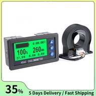 DC9-100V LCD Digital Hall Coulomb Meter Ammeter Voltmeter 50A Voltage Current Meter Battery Indicato