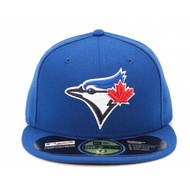 Cotton cap with MLB Toronto Blue Jays embroidery for men and women. ERSF