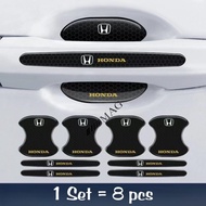 Car Door Handle Protective Sticker Car Handle 1set 8Pcs - Honda
