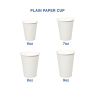 PLAIN PAPER CUP 6OZ-9OZ [READY STOCK]