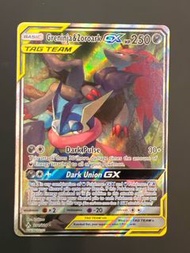 甲賀忍蛙, greninja x zoroark, SAR, 201/214, TagTeam, POKEMON CARD, PSA,