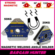 [ READY STOCK ] Stainless Steel Magnet Welding Holder Magnetic Welding Angle Locator 3" 55LBS (25Kg)