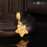 916 Gold Star Charm
