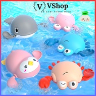 Swimming Turtle Toys, Wind-Up Animals Dropping the Bathroom for Children Bath Toys for Kids