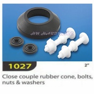 50mm Cistern Toilet Tank Bowl Rubber With Bolts Set Bracket Fixing Cistern Close Coupled Kit