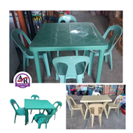 monoblock dining table set ONE TABLE AND 4 CHAIRS
