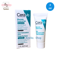 ขนาดทดลอง เซราวี CERAVE BLEMISH CONTROL GEL ผลิตภัณฑ์บำรุงผิวหน้า สูตรสำหรับผิวเป็นสิวง่าย 3 มล.