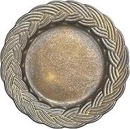 24to3 Plate, Ami-ami Plate, Medium, Gold Mud, Gold, Approx. 8.3 inches (21 cm)