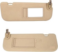 Beige Front Left and Right Side Sunshade Windshield Visor for Hyundai Elantra 2011-2015 852103X000TX