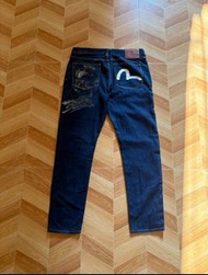 Evisu Tiger Japanese Denim Selvedge Jeans 32x30 牛仔褲