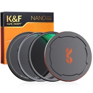 K&F Concept MCUV CPL Camera Filter Kits with Lens Cap Circular Polarizeing Multi-Layer Coatings 52mm