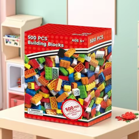 DIY Creative Building Blocks Bulk set, 300/500/1000/1500Pcs classic Blocks Brick, birthday gift chil