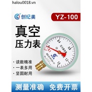 Vacuum Gauge Pressure Gauge Negative Pressure Y100 Vacuum Pump Gauge-0.1-0mpa Micro Pressure Gauge N