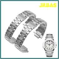 JRBAS สำหรับ Patek & Philippe Nautilus สาย5726 5711/1A010 25นูน13มม. เหล็กสเตนเลสอย่างดีผู้ชายสายนาฬ