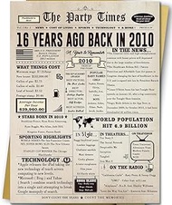Huameigf Cool Gifts for 16 Year Old Girls Boys, Humor 16th Birthday Gifts Ideas for Girls Boys, Swee
