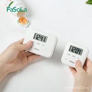 FaSoLaSmart Electronic Pill Box Packing Timing Alarm Clock Small Medicine Box Take Medicine Reminder Elderly Portable Portable