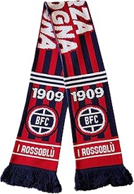 Bologna FC Scarf | Soccer Fan Scarf | Premium Acrylic Knit, Multicolor, Large