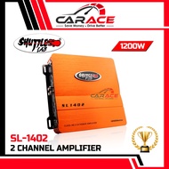 SHUTTLE LAB SL-502 | 2 Channel Amplifier Mosfet Car Power Amplifier 1200W Power Amp 2CH Car Amplifie