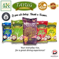 DP Tayug Ube 25kg Fragrant Jasmine Rice, Tayug Cherry Red 25kg Sinandomeng Rice, Tayug Blue 25kg Wel