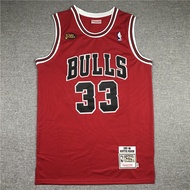 NBA Jersey embroidery version Chicago Bulls #33 Pippen basketball jersey